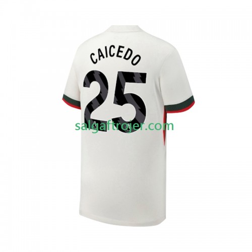 Chelsea Moises Caicedo 25 Fodboldtrøjer Udebanesæt 2025/26 Kort ærmer Chelsea Moises Caicedo 25 Fodboldtrøjer Udebanesæt 2025/26 Kort ærmer